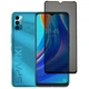 Захисне скло Fiji Privacy для Tecno Spark 7 (KF6n) антишпигун Anti-peeping повне проклеювання чорний - зображення 1
