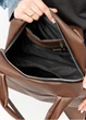 Жіноча спортивна сумка Sambag Vogue BKT шоколадна 37 х 25 х 16 см (90158020) - зображення 5