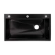 Мойка для кухни интегрированная Lidz Handmade H7545B Decor Black PVD Honeycomb 3,0/1,0 мм LDH7545BDECPVD48373 - изображение 3