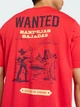 Футболка хлопковая длинная мужская Adidas Padel Wanted Graphic KB9434 M Красная с принтом (4068821784185) - изображение 5