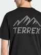Футболка хлопковая длинная мужская Adidas Terrex Mountain Graphic KB9599 M Черная с принтом (4068821689831) - изображение 5