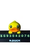 Парковочная табличка на торпеду авто с резиновой уткой "B.Duck", Авто-визитка для номера телефона - изображение 4