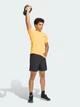 Футболка спортивная длинная мужская Adidas Workout Essentials Base KD5466 2XL Оранжевая (4068821016941) - изображение 3