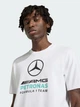 Футболка хлопковая длинная мужская Adidas Mercedes - Amg Petronas Formula 1 Team Dna Graphic KE8164 M Белая с принтом (4068819545590) - изображение 3