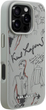 Etui Karl Lagerfeld Grained Pattern & Logo MagSafe do iPhone 16 Pro Grey (3666339463502) - obraz 4