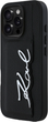 Etui Karl Lagerfeld HC Grained PU Cardslot Metal Signature do iPhone 16 Pro Max Black (3666339355975) - obraz 2