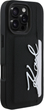 Etui Karl Lagerfeld HC Grained PU Cardslot Metal Signature do iPhone 16 Pro Max Black (3666339355975) - obraz 4