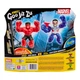 Набор фигурок Гуджитсу Красный Халк против Капитана Америки Heroes of Goo Jit Zu Marvel Verse Collider Red Hulk Vs Captain America - изображение 3