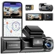 Відеореєстратор Azdome M550 Pro 3-камерний 2K Ultra HD Wi-Fi GPS - изображение 1