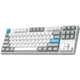 Клавіатура GamePro Asgard Ragnar Wireless/Bluetooth/USB UA White (MK285WH) - зображення 8