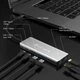 Концентратор J5create USB-С 6-in-1 2xUSB 3.2 + USB-C PD 100W + USB-C + HDMI 8K + RJ45 2.5Gbps aluminum (JCD403-N) - зображення 4