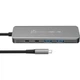 Концентратор J5create USB-C 5-in-1 2xUSB 3.2 10Gbps + 2xUSB-C 10Gbps PD 100W + HDMI 8K gray (JCH453-N) - зображення 5