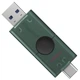USB Flash Kingston DataTraveler Duo 256GB USB Type-A/ USB Type-C Black/Green, Retail - изображение 8