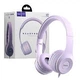 Наушники Hoco W21 Purple 3.5 мм мини-Jack противоударные - изображение 10