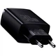 Зарядное устройство Baseus Compact Quick Charger 30W USB Type-A Type-C черное противоударное - изображение 6