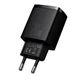 Зарядное устройство Baseus Compact Quick Charger 20W USB Type-A USB Type-C Черный - изображение 1