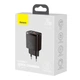 Зарядное устройство Baseus Compact Quick Charger 20W USB Type-A USB Type-C Черный - изображение 3