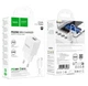 Заряджання Hoco C147A PD20W QC3.0 Type-C на Lightning для пристроїв Apple біла - зображення 2