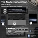Бездротова ігрова механічна клавітура Attack shark x85 Grey gradient - изображение 7