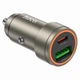 Автомобильная зарядка Hoco Z57A PD 30W Quick Charge 3.0 USB Type-A USB Type-C черная - изображение 4