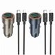 Автомобильная зарядка Hoco Z57A PD 30W Quick Charge 3.0 USB Type-A USB Type-C черная - изображение 7