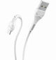 Кабель Lightning 3A Hoco X37 для заряджання та передачі даних 1м міцний еластичний білий - зображення 4