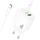 Заряджання Hoco CS55A PD30W QC3.0 USB Type-A Type-C біла протиударна для всіх пристроїв - зображення 8