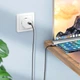 Кабель USB C to C 60W для заряджання ноутбука та телефону 1м з алюмінієвим конектором чорний - зображення 3