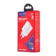 Зарядний пристрій Hoco C80A PD20W QC3.0 2 порти USB Type-A Type-C біле - зображення 2