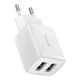 Мережевий зарядний пристрій Baseus Compact Charger 2U 10.5W EU White (CCXJ010202) - зображення 1