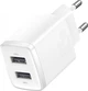 Мережевий зарядний пристрій Baseus Compact Charger 2U 10.5W EU White (CCXJ010202) - зображення 3