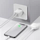 Мережевий зарядний пристрій Baseus Compact Charger 2U 10.5W EU White (CCXJ010202) - зображення 4