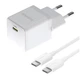 Зарядка Baseus Palm Type-C 30W Quick Charge 3.0 Power Delivery белая - изображение 7