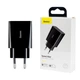 Зарядний пристрій Baseus Speed ​​Mini Quick Charger 20W USB Type-C Quick Charge чорний - зображення 10