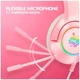 Наушники Onikuma K9 Cat Ear 3.5mm USB противоударные для ПК и мобильных устройств розовые - изображение 10