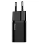 Зарядний пристрій Baseus Super Si Quick Charger 30W USB Type-C Quick Charge 3.0 чорний - зображення 3