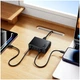 Заряджання Hoco C150A PD 45W 6-port USB Type-A Type-C швидке заряджання чорний - зображення 3