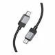 Зарядний кабель Hoco X110 Type-C to Type-C 60W Black - изображение 2