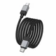 Зарядний кабель Hoco X110 Type-C to Type-C 60W Black - изображение 3