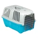 Контейнер-переноска для котів та собак до 15 кг MPS Pratiko 2 BLUE 55*36*36 см (з металевими дверцятами) - зображення 1