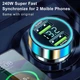 Автомобильное зарядное 2 выхода USB Super быстрая зарядка + Вольтметр - изображение 6