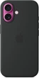 Чохол силіконовий протиударний Silicone Case with MagSafe для Apple Iphone 16 (6.1") Midnight Black - зображення 1