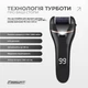 Электрическая пемза для пяток EasyFit с набором 10 предметов, 3 насадки - изображение 2