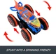 Машинка Хот Вілс 1:15 Монстр Трак Тигрова Акула на Пульті Monster Trucks RC Tiger Shark Hot Wheels JFR39 - зображення 7