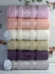 Набор махровых полотенец Cestepe MicroCotton Premium Diana 50х90 см лицевые 6 шт. - изображение 5