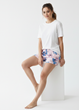 Женская пижама Primark Disney STITCH T-Shirt Shorts М Хлопковая для дома и сна Пудровый (9016) - изображение 3