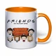 Чашка з друком "Friends (Друзі)" №5 (колір помаранчевий) (37285) - зображення 2