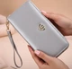 Кошелек No brand 469 женский серебристый - изображение 6