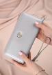 Кошелек No brand 469 женский серебристый - изображение 7