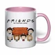 Чашка з друком "Friends (Друзі)" №5 (колір рожевий) (37286) - зображення 2